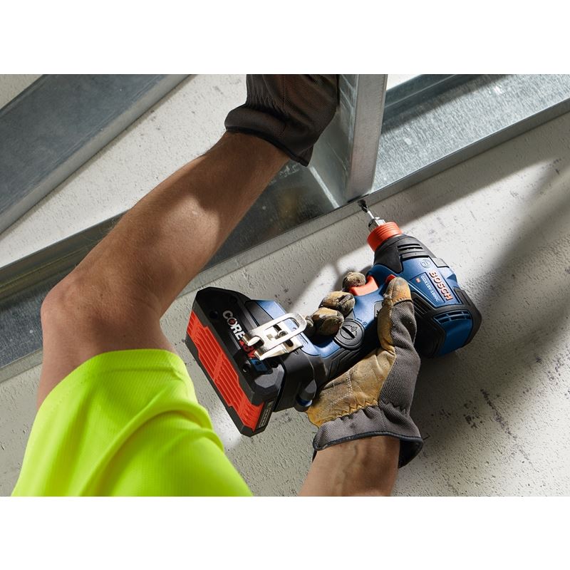 Bosch GDX18V-1800B12 18V Two-In-One 1/4 In. and 1/2 In. Bit/Socket Impact Driver/Wrench Kit with 2 Ah Standard Power Battery - Image 8
