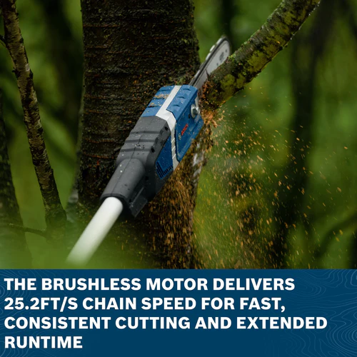 BOSCH GKE18V-25TPN 18V 10 In. Pole Chainsaw - Image 3