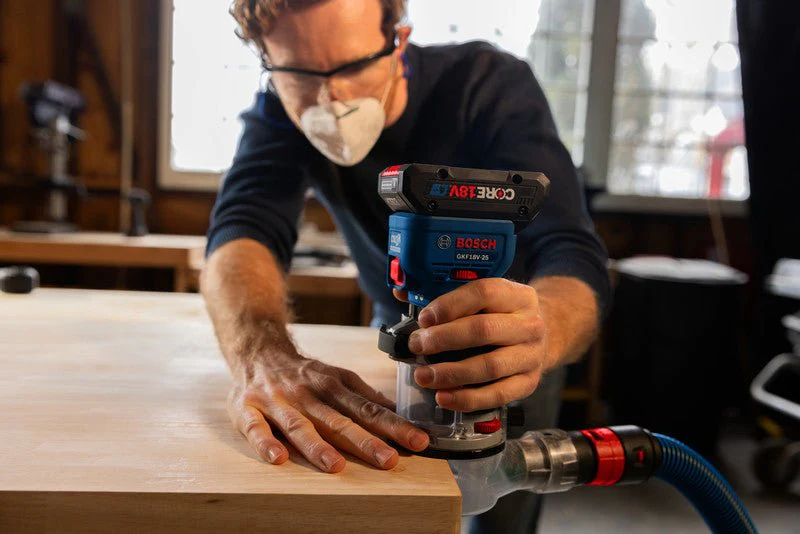 Bosch GKF18V-25PL14 18V Brushless Colt™ Palm Router Kit with (1) CORE18V® 4 Ah Advanced Power Battery and Plunge Base - Image 4