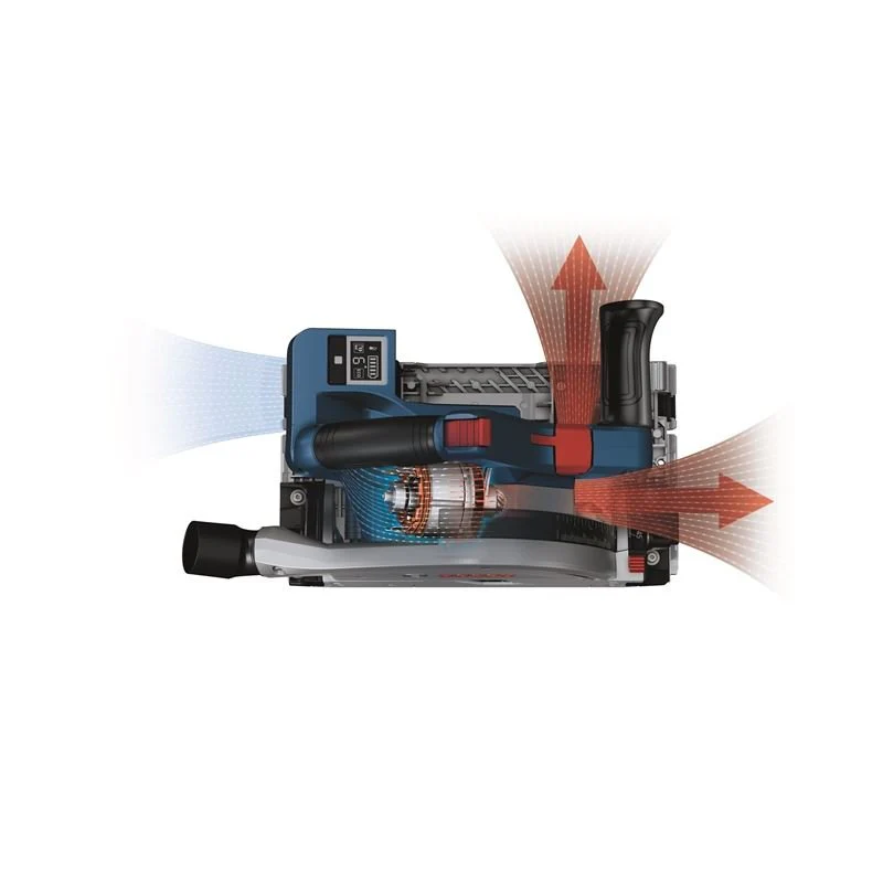 Bosch GKT18V-20GCL PROFACTOR 18V Connected-Ready 5-1/2 In. Track Saw with Plunge Action (Bare Tool) - Image 12