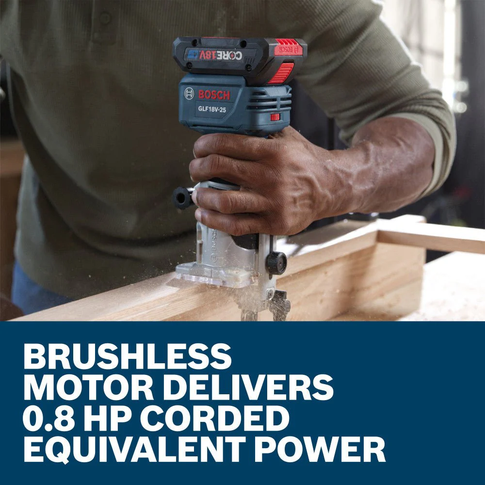 Bosch GLF18V-25N 18V Laminate Trim Router - Image 4