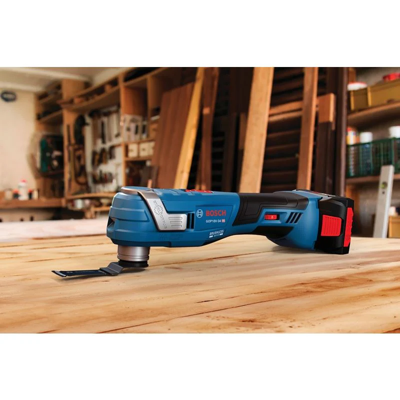 Bosch GOP18V-34B14 18V Brushless StarlockPlus Oscillating Multi-Tool Kit with (1) CORE18V 4 Ah Advanced Power Battery - Image 3