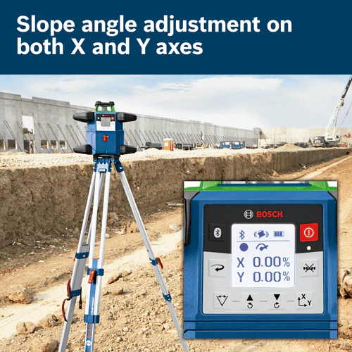 Bosch GRL4000-90CHVGK 18V REVOLVE4000 Connected Green-Beam Self-Leveling Horizontal/Vertical Rotary Laser Kit with (1) CORE18V® 4 Ah Advanced Power Battery - Image 10