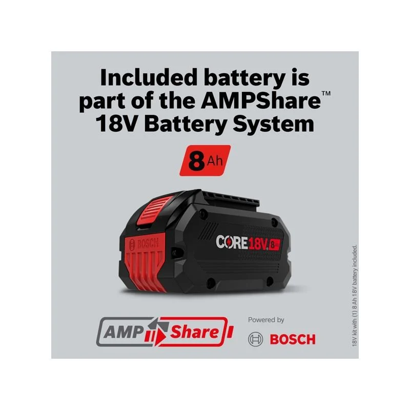 Bosch GSB18V-1330CB14 PROFACTOR 18V Connected Ready 1/2 In. Hammer Drill/Driver Kit with (1) CORE 18V 8 Ah High Power Battery - Image 16