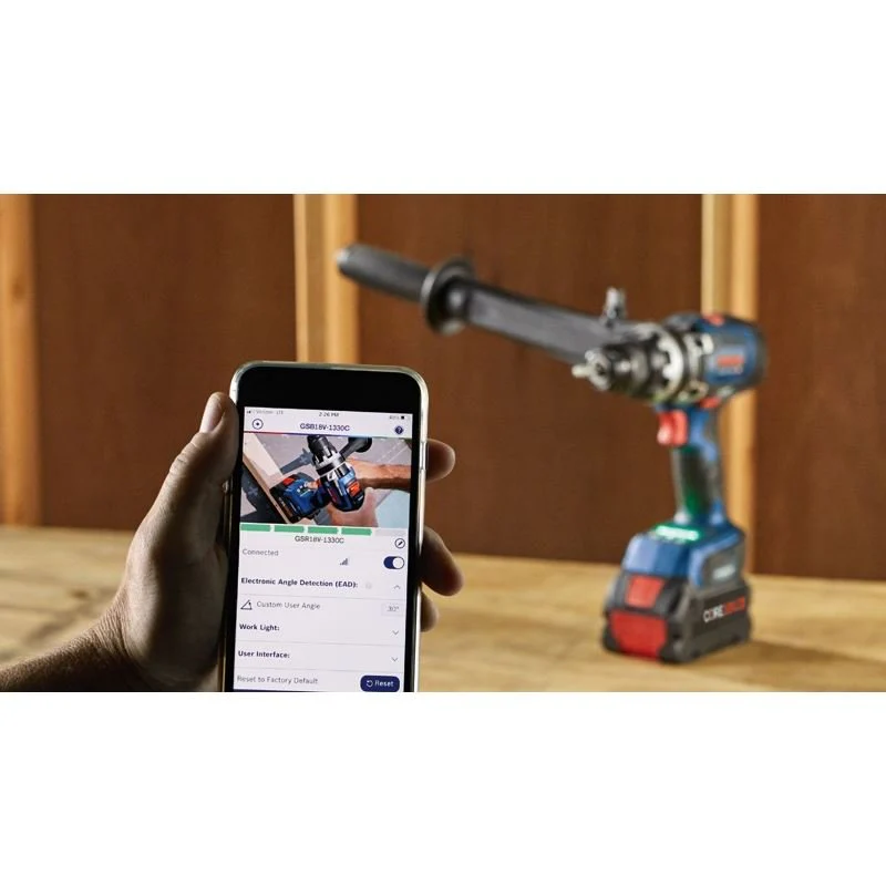 Bosch GSB18V-1330CB14 PROFACTOR 18V Connected Ready 1/2 In. Hammer Drill/Driver Kit with (1) CORE 18V 8 Ah High Power Battery - Image 7