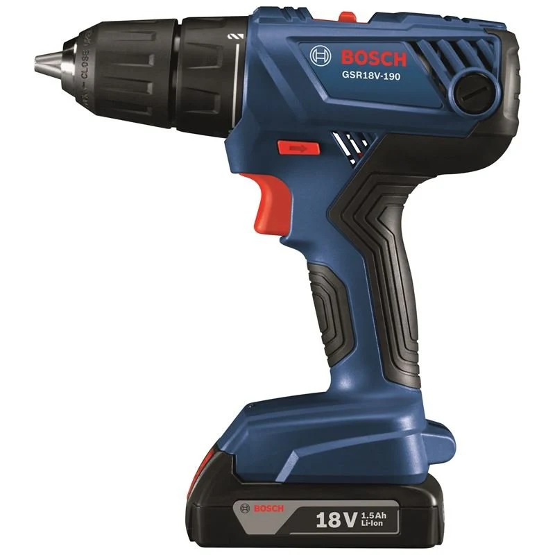 Bosch GSR18V-190B22 18 V Compact 1/2 In. Drill/Driver Kit with (2) 1.5 Ah SlimPack Batteries - Image 2