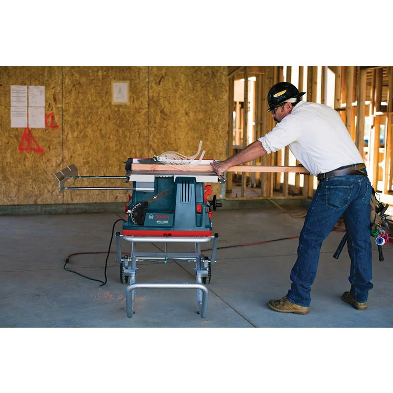 Bosch | GTS1041A-09 10 In. REAXXe Jobsite Table Saw with Gravity-Rise Wheeled Stand - Image 8