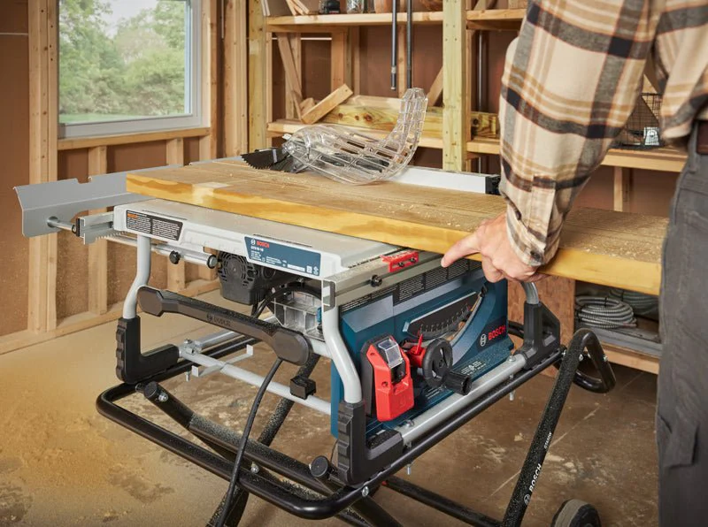 Bosch GTS15-10 10 In. Jobsite Table Saw with Gravity-Rise Wheeled Stand - Image 7