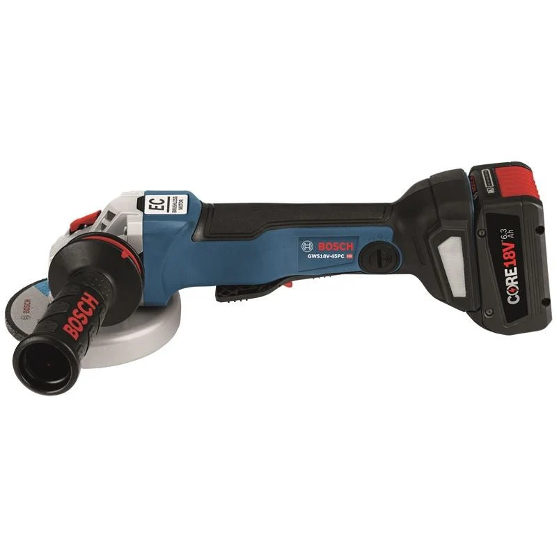 Bosch | GWS18V-45PCN 18V EC Brushless Connected-Ready 4-1/2 In. Angle Grinder with No Lock-On Paddle Switch (Bare Tool) - Image 3