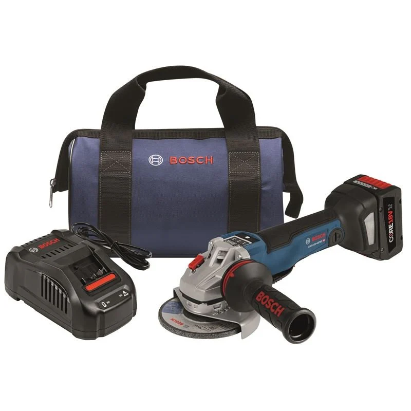 Bosch | GWS18V-45PSCB14 18V EC Brushless Connected 4-1/2 In. Angle Grinder Kit with No Lock-On Paddle Switch