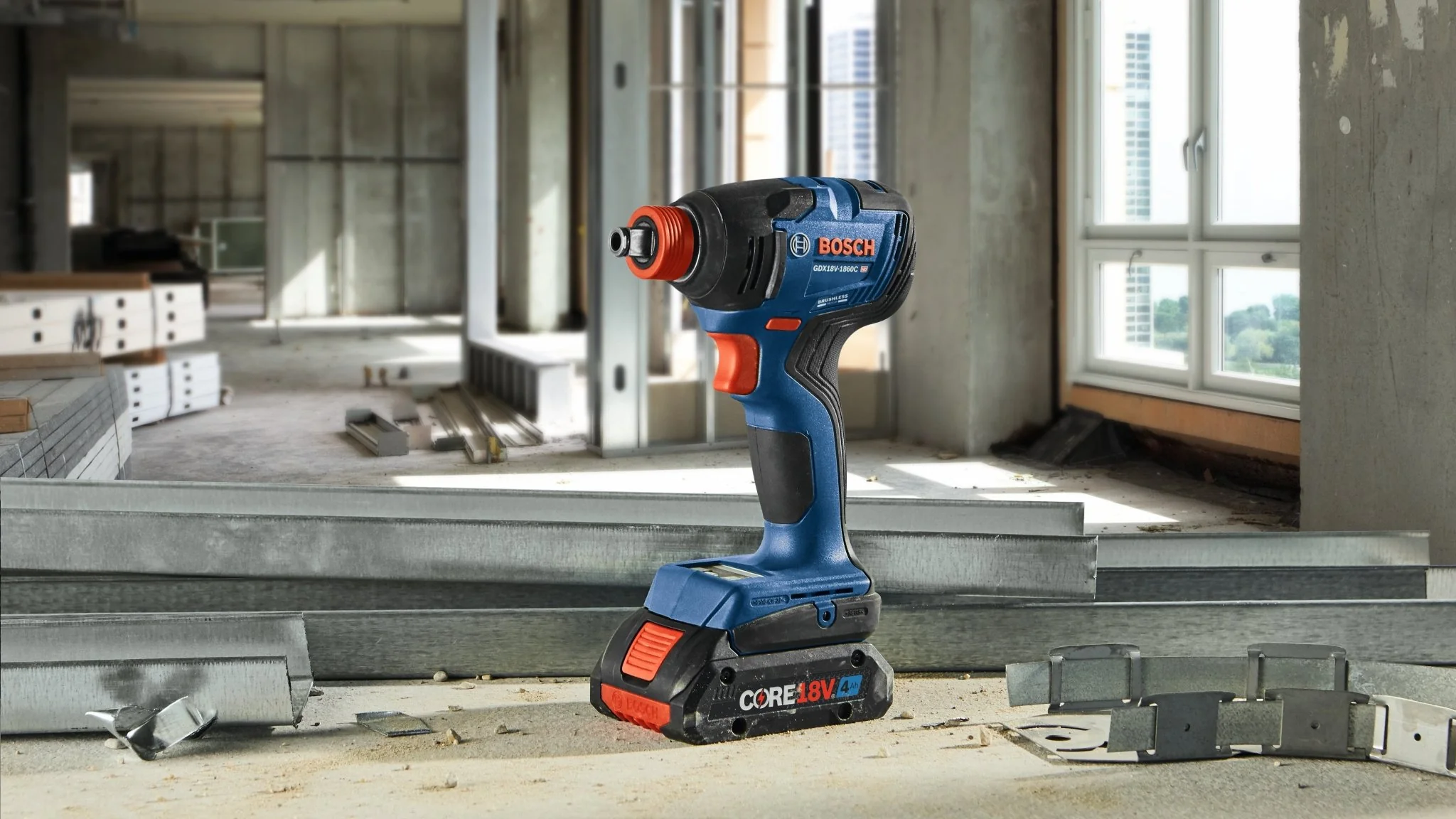 Bosch GXL18V-227B25 18V 2-Tool Combo Kit with Connected-Ready Two-In-One 1/4 In. Bit/Socket Impact Driver/Wrench & 1/2 In. Hammer Drill/Driver - Image 9