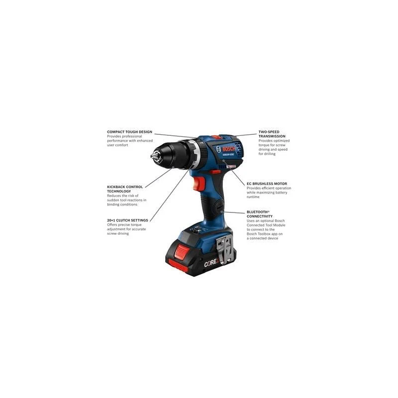 Bosch GXL18V-601B25 18V 6-Tool Combo Kit - Image 11