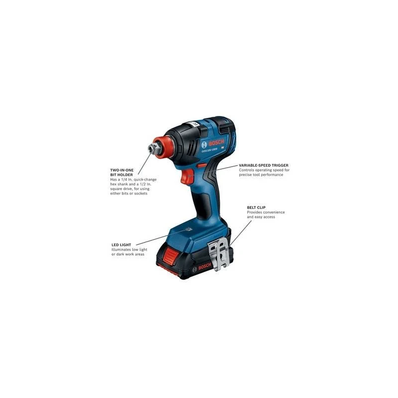 Bosch GXL18V-601B25 18V 6-Tool Combo Kit - Image 8