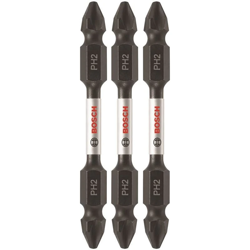 Bosch | ITDESQ22503 3 pc. Impact Tough 2.5 In. Square #2 Double-Ended Bits