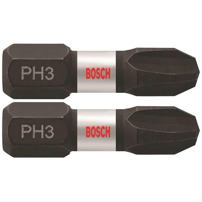 Bosch | ITPH3102 2 pc. Impact Tough 1 In. Phillips #3 Insert Bits