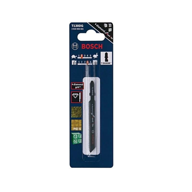 Bosch | T130DG 1 Piece 3-1/4" 30 Grit Diamond For Hard Tile T-Shank Jig Saw Blades - Image 2