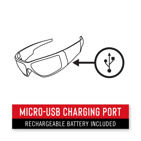 Coast Rechargeable Bulls-Eye Spot Safety Glasses - Image 7