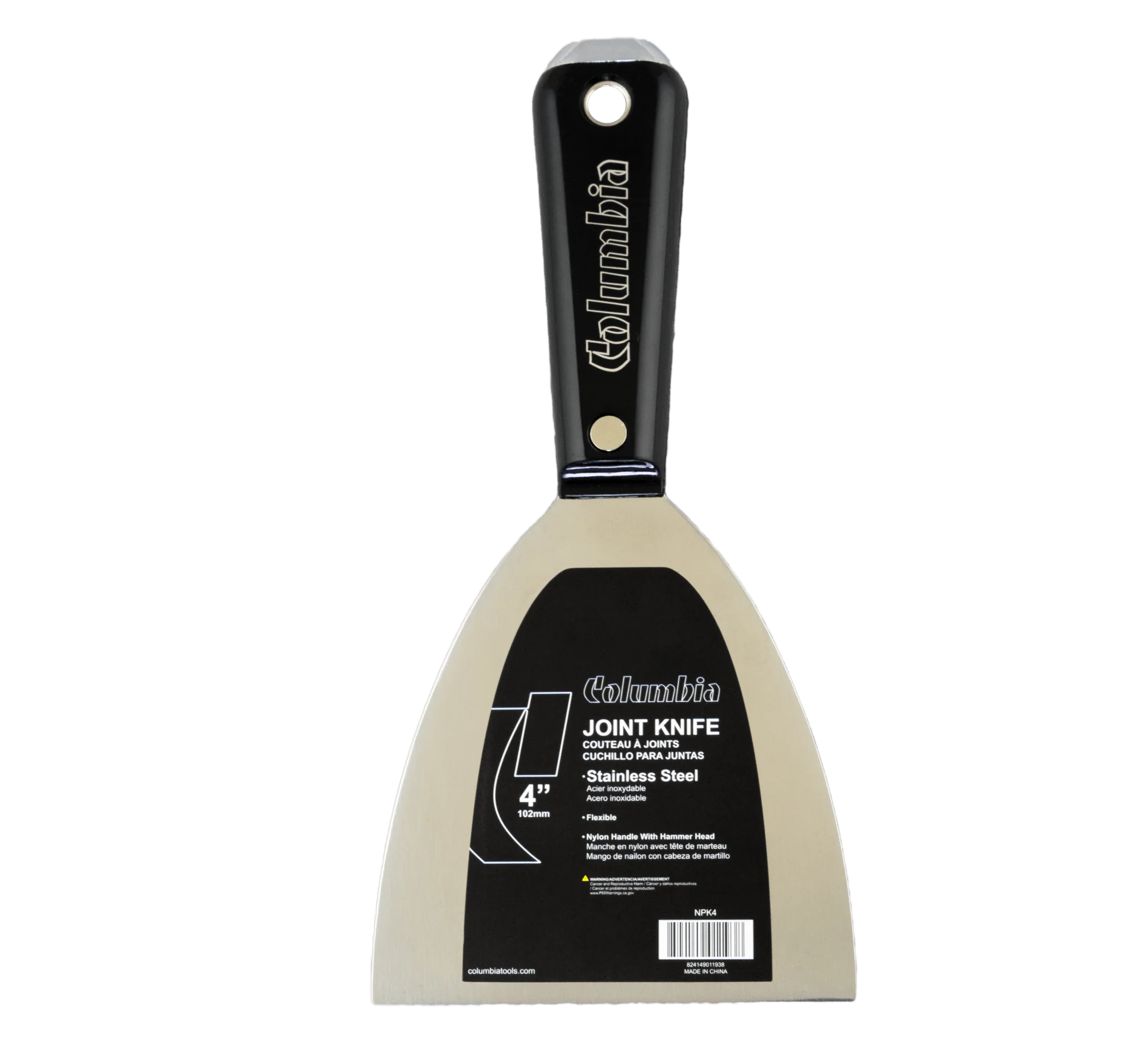 Columbia 4" Nylon Handle Putty Knife