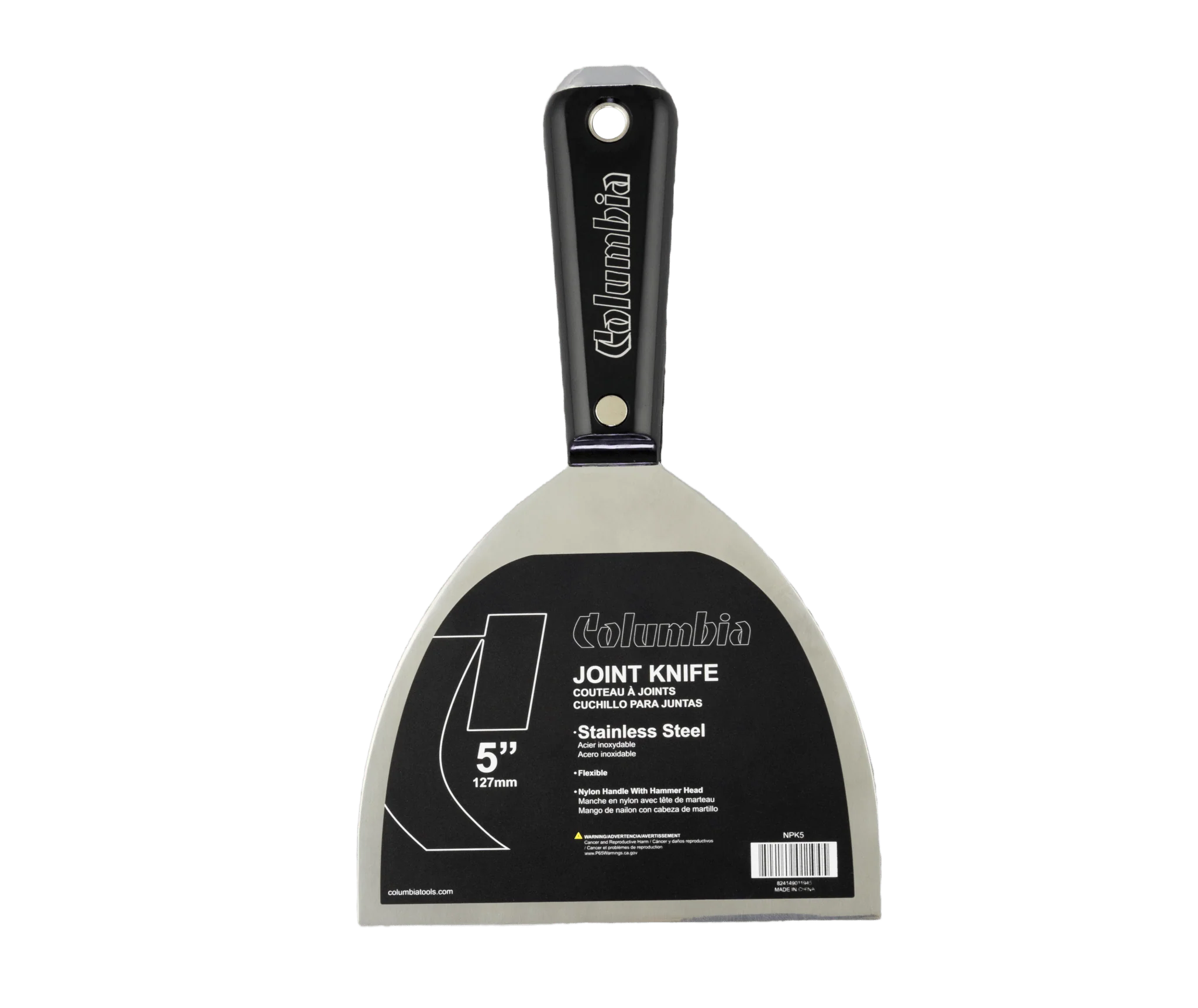 Columbia 5" Nylon Handle Putty Knife