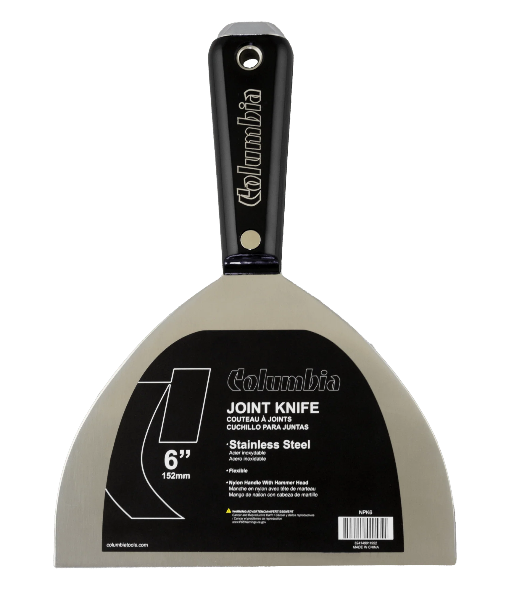 Columbia 6" Nylon Handle Putty Knife