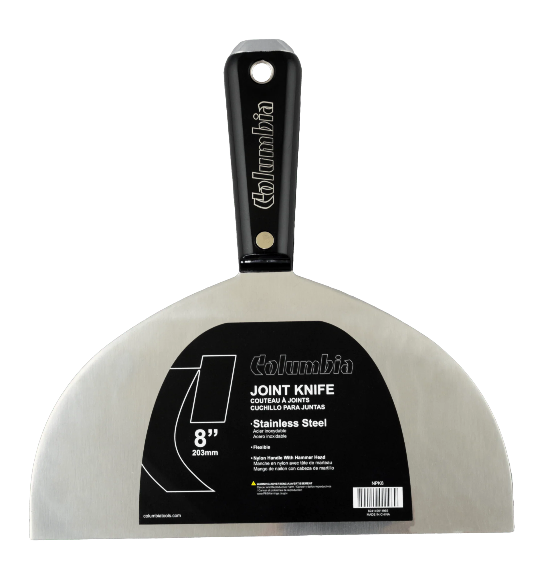 Columbia 8" Nylon Handle Putty Knife