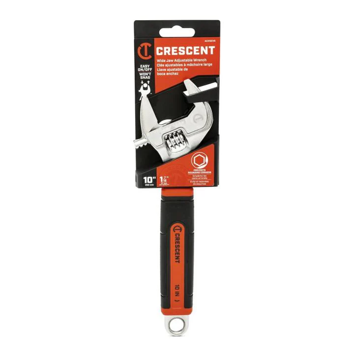 Crescent AC310CVS 10" Adjustable Wrench with Quick-Fit-Jaw - Image 5