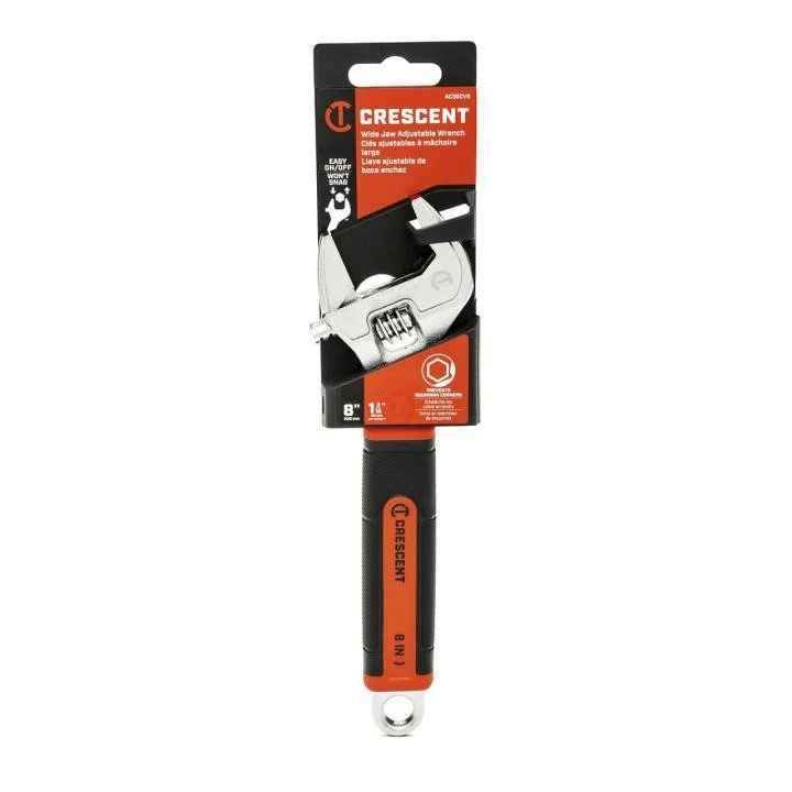 Crescent AC38CVS 8" Adjustable Wrench with Quick-Fit-Jaw - Image 6