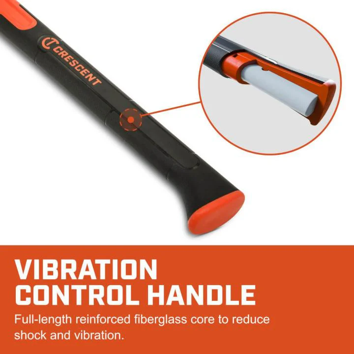 Crescent CFAXE6 6 lb. HEADLOCK™ Fiberglass Splitting Axe - Image 4