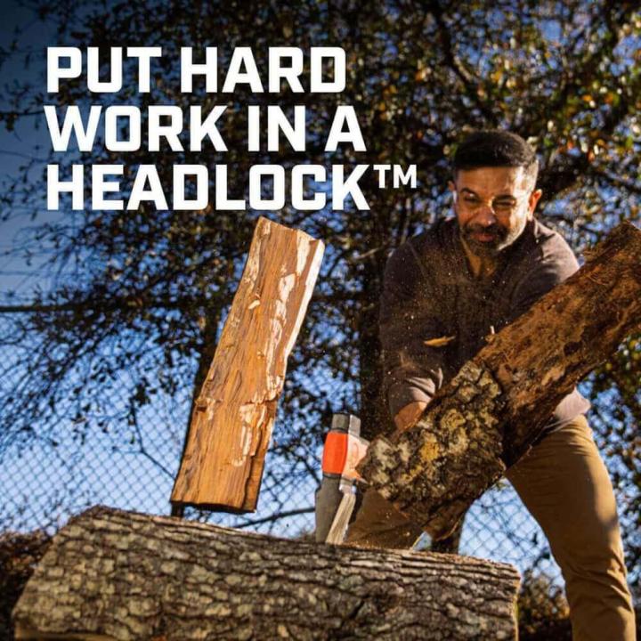 Crescent CFAXE6 6 lb. HEADLOCK™ Fiberglass Splitting Axe - Image 5