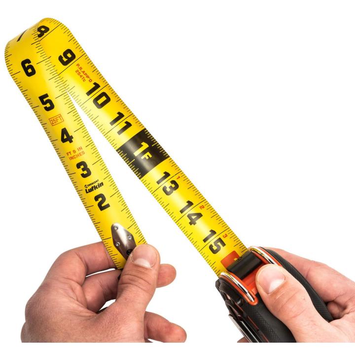 Crescent L1125-02 1-3/16" x 25' SHOCKFORCE™ G1 Dual Sided Tape Measure - Image 4