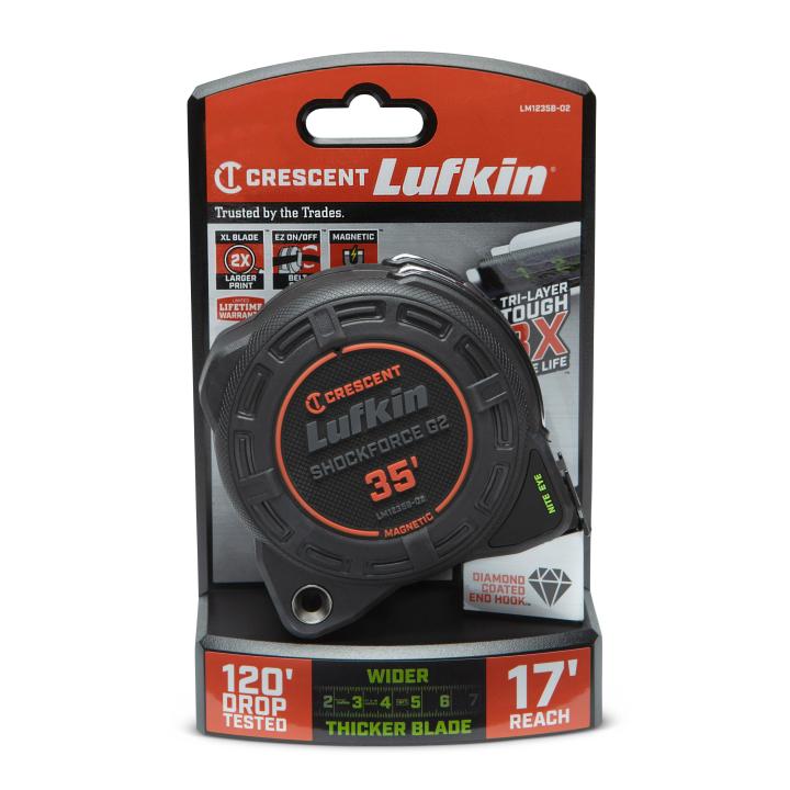 Crescent LM1235B-02 1-1/4" x 35' Shockforce Nite Eye™ G2 Magnetic Tape Measure - Image 4