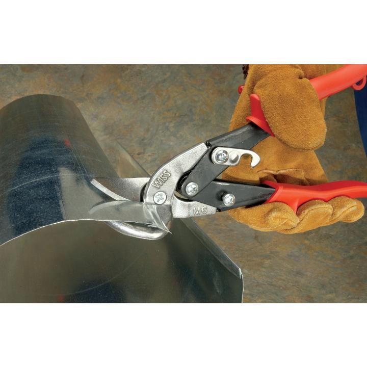 Crescent M6R 9-1/4" MetalMaster® Offset Straight and Left Cut Aviation Snips - Image 5