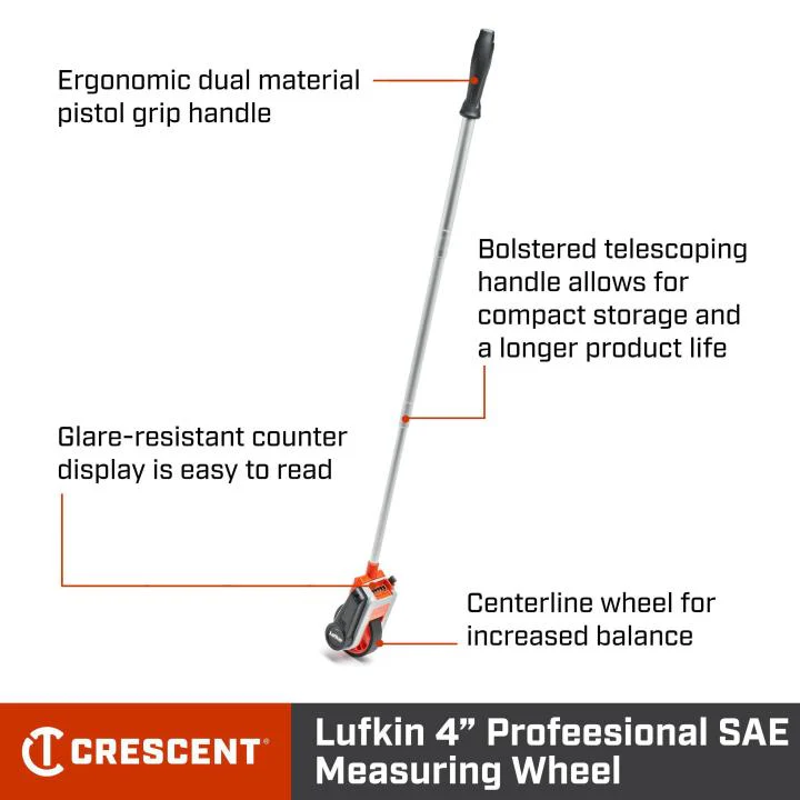 Crescent PSMW18N 4" Compact SAE Measuring Wheel - Image 11