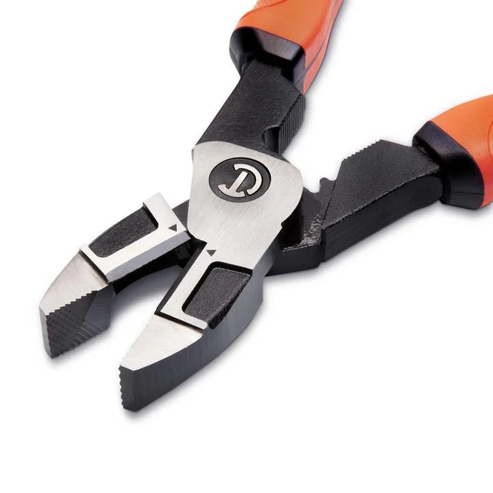 Crescent Z20509CGR-06 9-1/2" Z2 Lineman Plier with Cushion Grip Rawhide Handle - Image 4