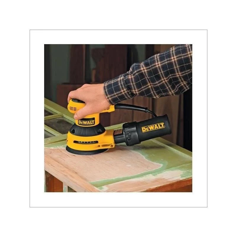 DEWALT | D26451 3-Amp 5" Random-Orbit Sander with Cloth Dust Bag - Image 4