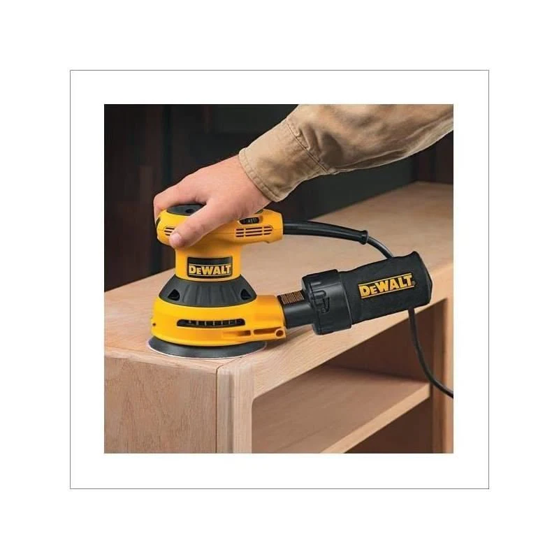 DEWALT | D26451 3-Amp 5" Random-Orbit Sander with Cloth Dust Bag - Image 6
