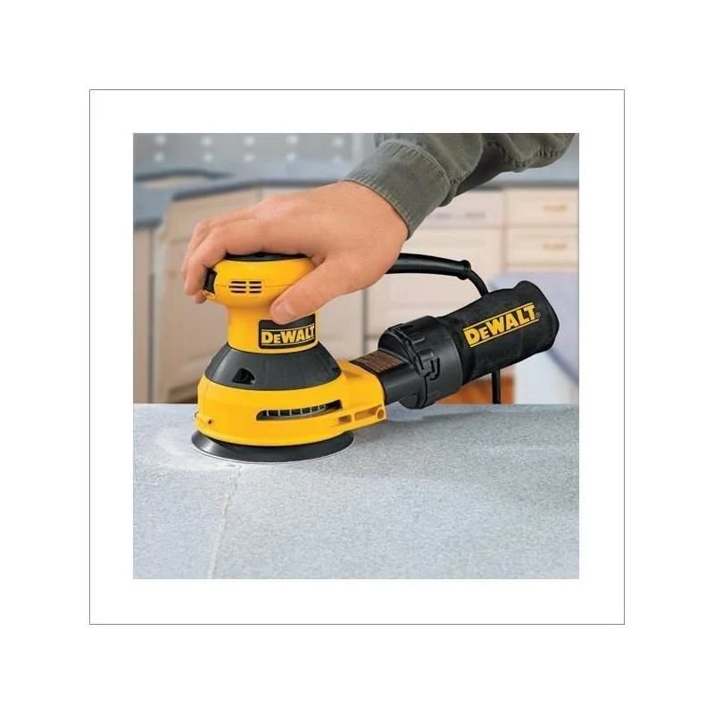 DEWALT | D26451 3-Amp 5" Random-Orbit Sander with Cloth Dust Bag - Image 9