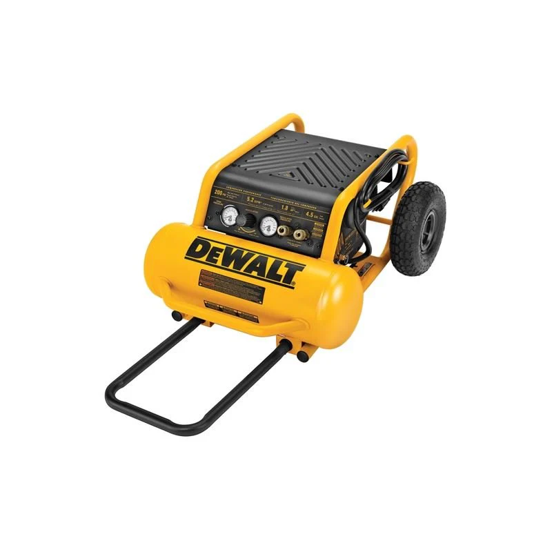 DEWALT | D55146 1.6 HP Continuous, 200 PSI, 4.5 Gallon Compressor - Image 4