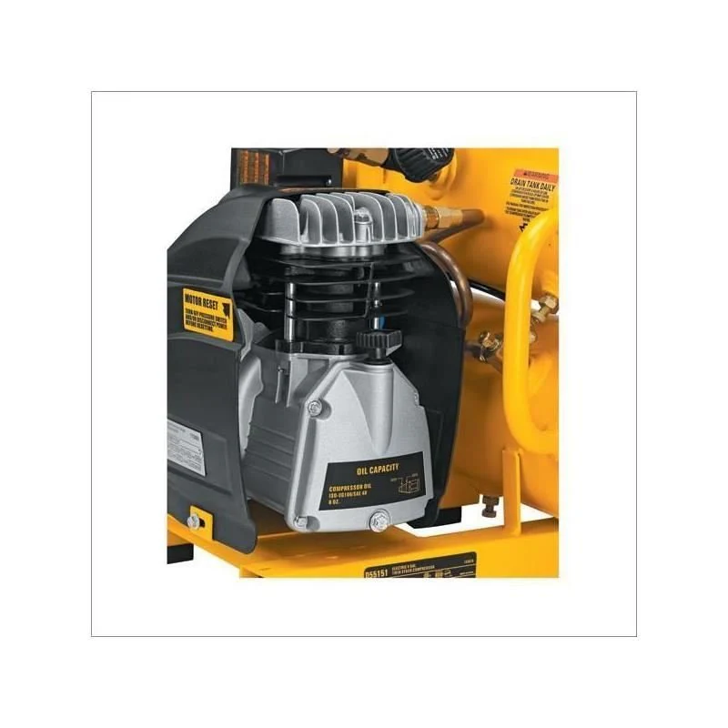 DEWALT | D55151 1.1 HP Continuous 4 Gallon Electric Hand Carry Compressor - Image 3