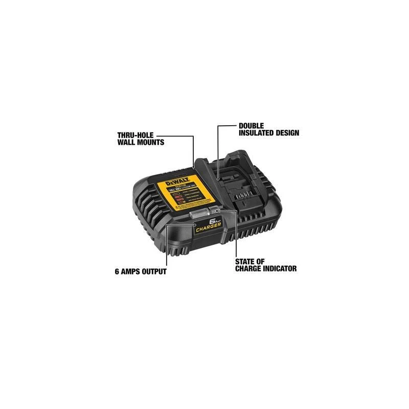 DEWALT DCB1106 12V/20V 6 Amp Charger - Image 3