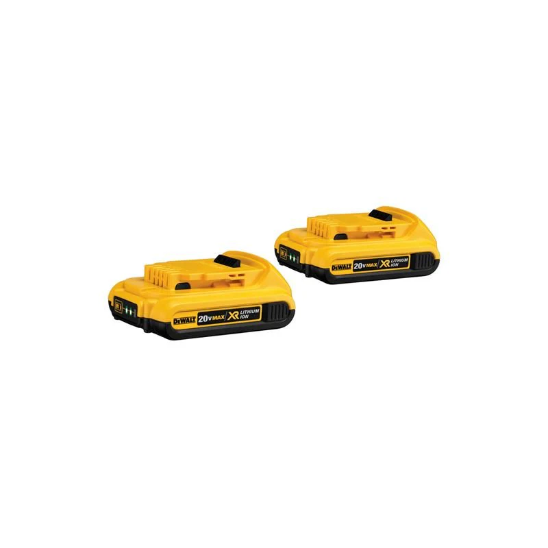DEWALT | DCB203-2 20V MAX*  Compact XR Lithium Battery - Ion 2 Pack - Image 2
