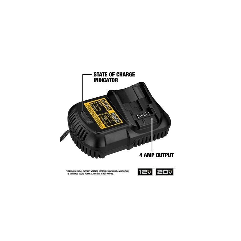 DEWALT DCB205CK 20V MAX 5.0Ah Battery Charger Kit with Bag - Image 5