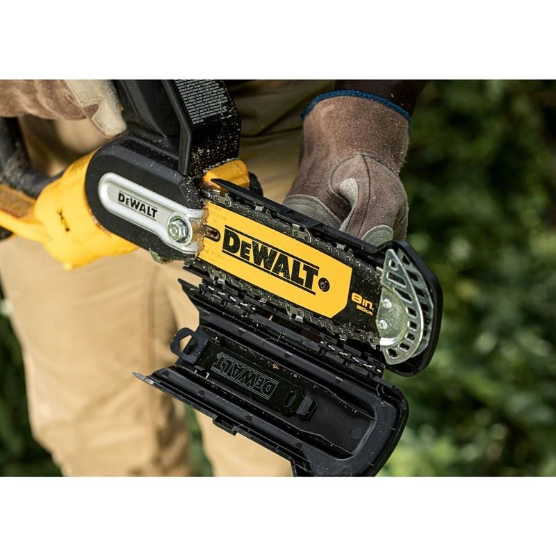 DEWALT DCCS623L1 20V MAX 8 in. Brushless Cordless Pruning Chainsaw Kit with 3 Ah Battery - Image 10