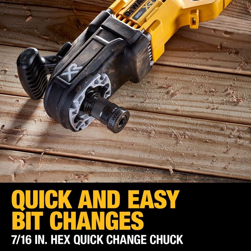 DEWALT DCD443B 20V MAX XR Brushless Cordless 7/16 in. Compact Quick Change Stud and Joist Drill with POWER DETECT Technology (Tool Only) - Image 15