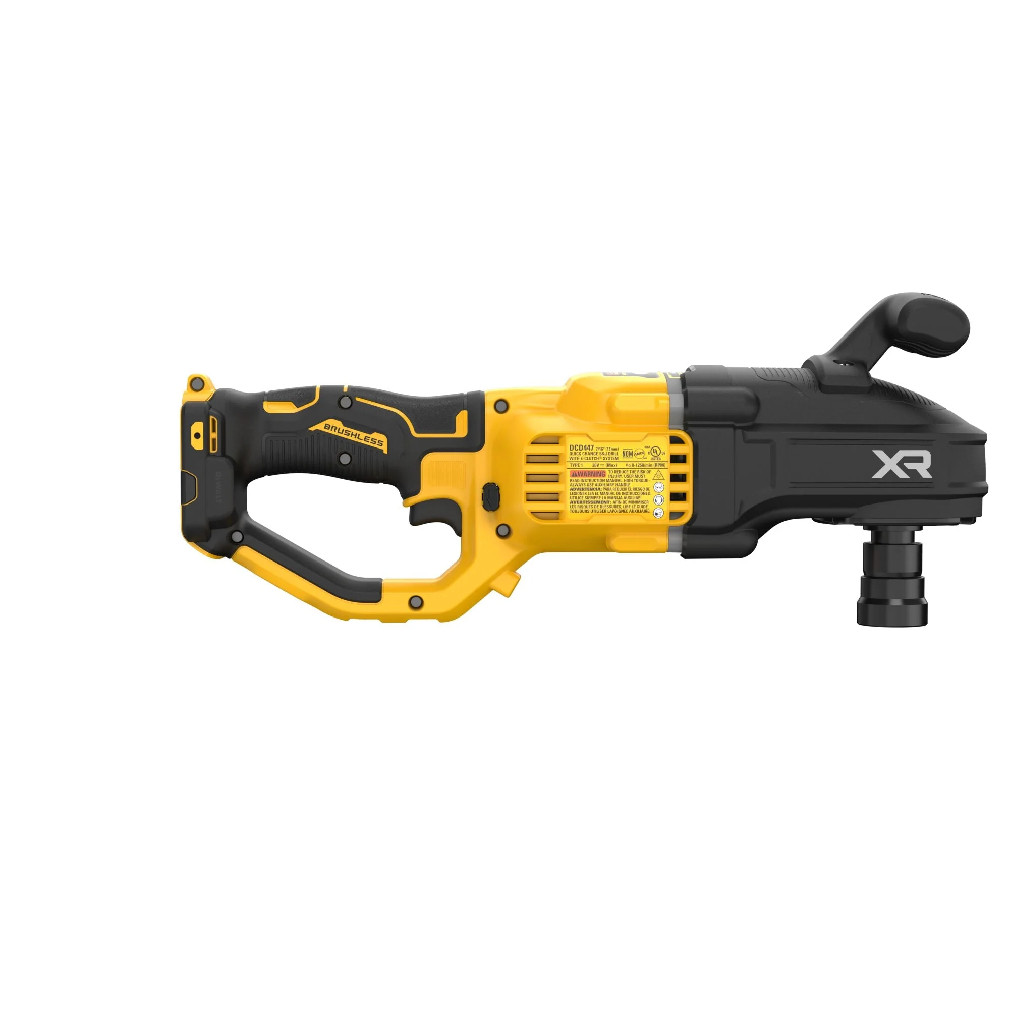DEWALT DCD447B 20V MAX* XR® Brushless Cordless 7/16 in. Quick Change Compact Stud & Joist Drill (Tool Only) - Image 4