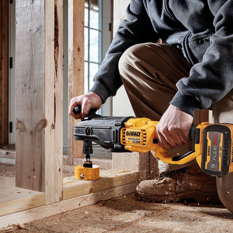 DEWALT DCD471X1 60V MAX BRUSHLESS QUICK-CHANGE STUD AND JOIST DRILL WITH E-CLUTCH SYSTEM KIT - Image 10
