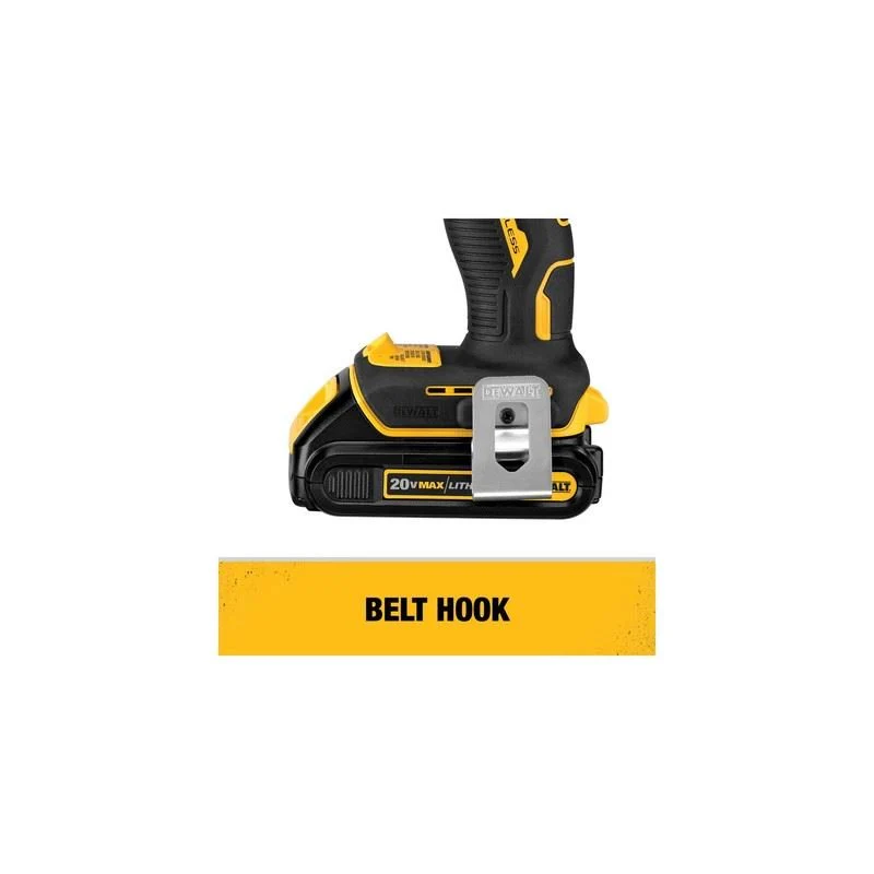 DEWALT DCD708C1 ATOMIC 20V MAX* Brushless Compact 1/2 in. Drill/Driver Kit - Image 4