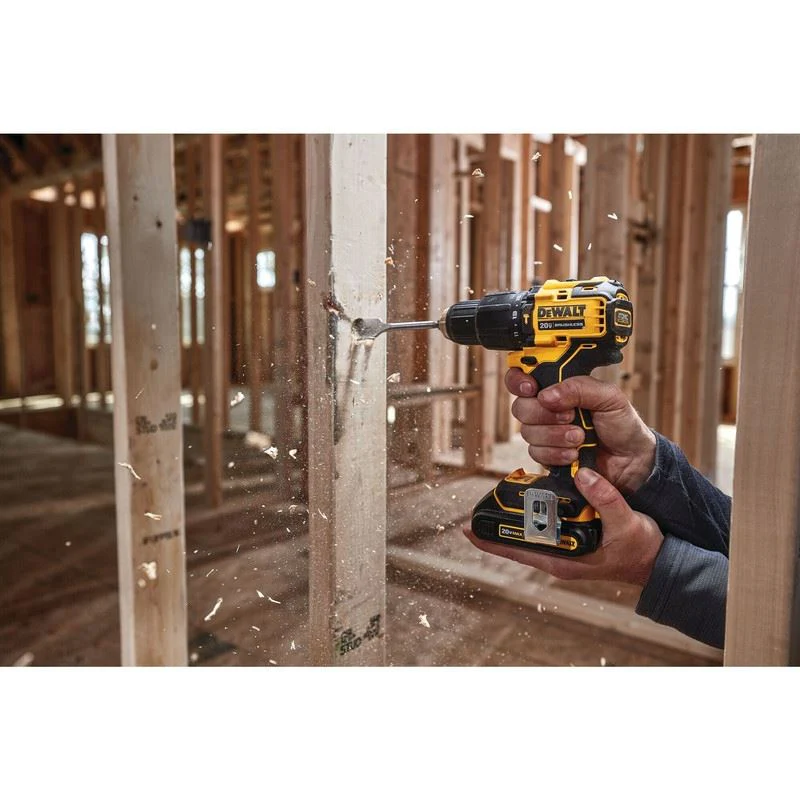 DEWALT DCD709C2 ATOMIC 20V MAX Brushless Compact Cordless 1/2 in. Hammer Drill/Driver Kit - Image 5