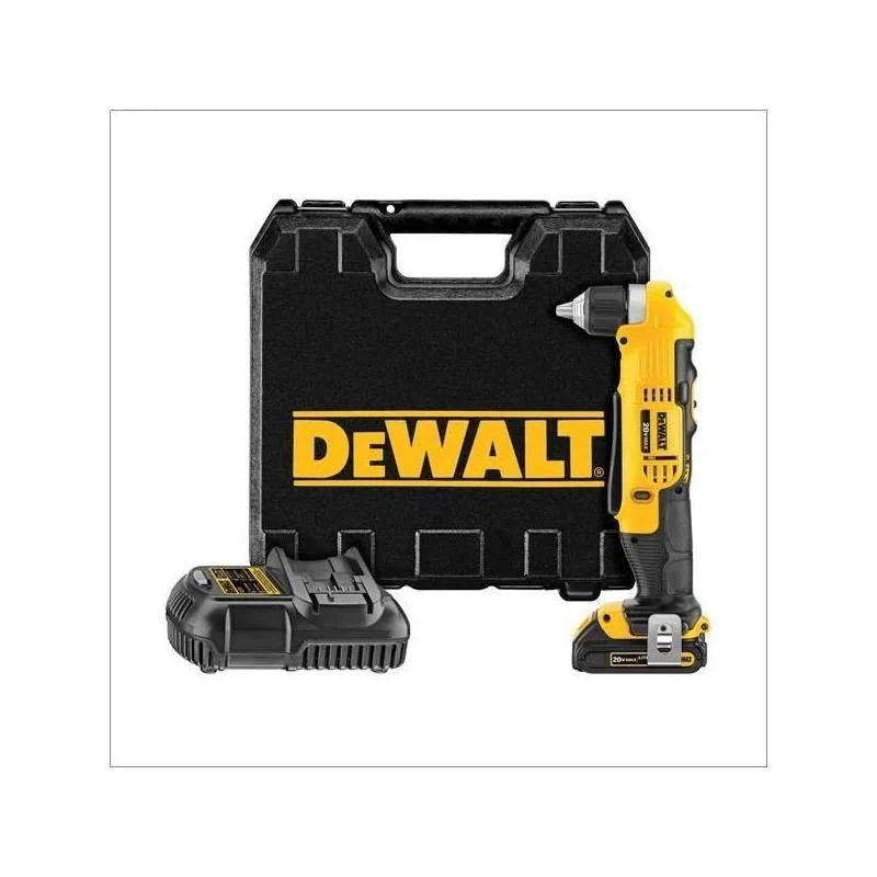 DEWALT | DCD740C1 20V MAX* Lithium-Ion 3/8" Right Angle Drill Driver Kit (1.5 Ah) - Image 3