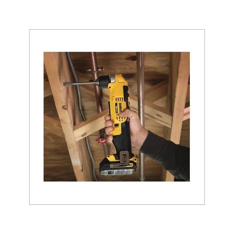DEWALT | DCD740C1 20V MAX* Lithium-Ion 3/8" Right Angle Drill Driver Kit (1.5 Ah) - Image 5